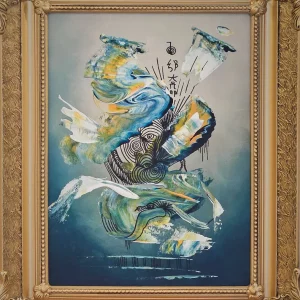 Abstrakte Acryl Gem&auml;lde 2022 MM