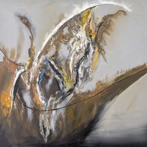 „Antigone“ – Öl auf Leinwand, 130 × 130 cm, 2006