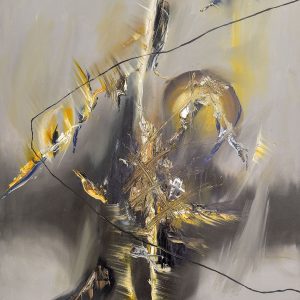 „Hämon“ 100 x 130 cm Öl auf Leinwand